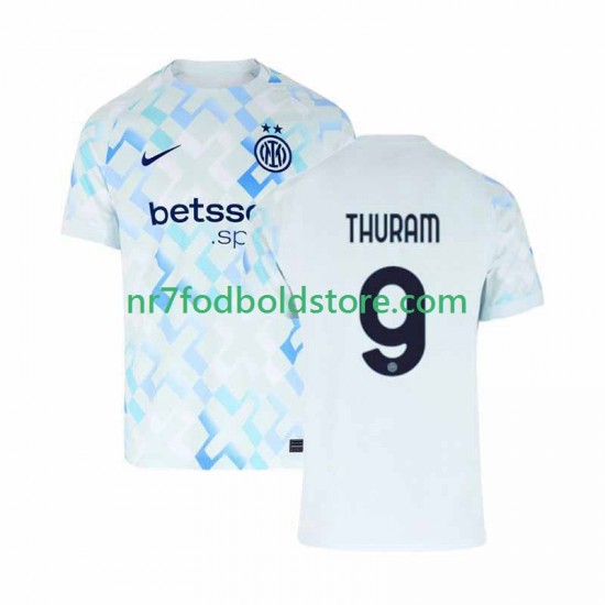 Inter Milan Trøje Marcus Thuram 9 Mænd Udebane Fodboldsæt 2025-2026 Kortærmet