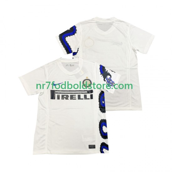 Inter Milan Trøje Retro Mænd Udebane Fodboldsæt 2011 2010 Kortærmet