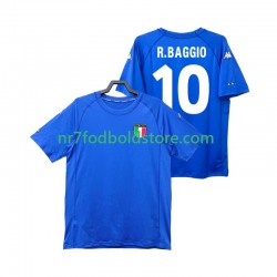 Italien Trøje Roberto Baggio 10 2000 Retro Mænd Hjemmebane Fodboldsæt Kortærmet