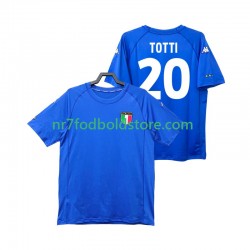 Italien Trøje Totti 20 2000 Retro Mænd Hjemmebane Fodboldsæt Kortærmet
