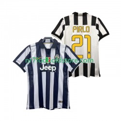 Juventus Trøje Andrea Pirlo 21 2014 2015 Retro Mænd Hjemmebane Fodboldsæt Kortærmet