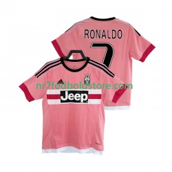 Juventus Trøje Cristiano Ronaldo 7 2016 2017 Retro Mænd Udebane Fodboldsæt Kortærmet