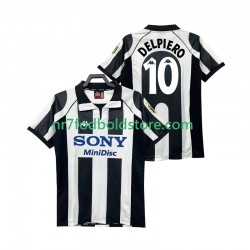 Juventus Trøje DEL PIERO 10 1997 Retro Mænd Hjemmebane Fodboldsæt 1998 Kortærmet