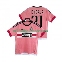 Juventus Trøje DYBALA 21 2016 2017 Retro Mænd Udebane Fodboldsæt Kortærmet