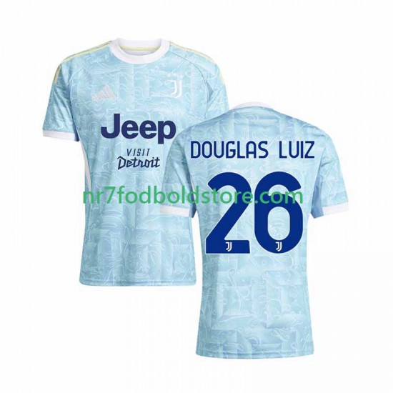 Juventus Trøje Douglas Luiz 26 Mænd Udebane Fodboldsæt 2025-2026 Kortærmet