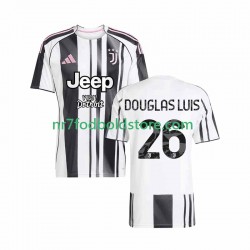 Juventus Trøje Douglas Luiz 26 Mænd Hjemmebane Fodboldsæt 2025-2026 Kortærmet
