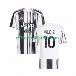 Juventus Trøje Kenan Yildiz 10 Mænd Hjemmebane Fodboldsæt 2025-2026 Kortærmet