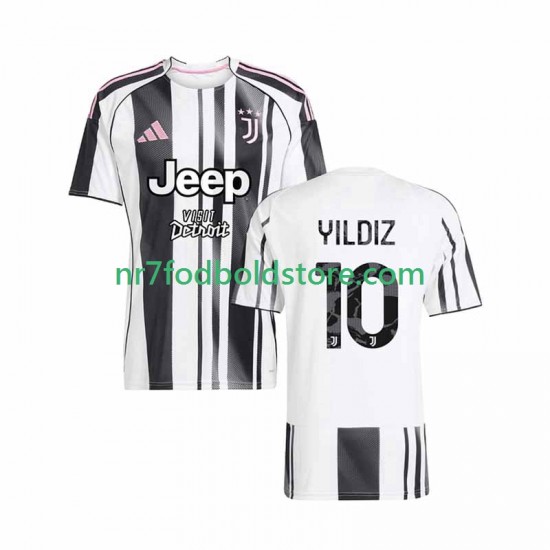 Juventus Trøje Kenan Yildiz 10 Mænd Hjemmebane Fodboldsæt 2025-2026 Kortærmet