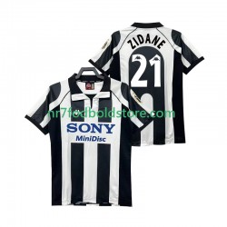 Juventus Trøje ZIDANE 21 1997 Retro Mænd Hjemmebane Fodboldsæt 1998 Kortærmet