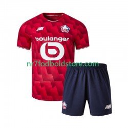 LOSC Lille Trøje Børn Hjemmebane Fodboldsæt 2025-2026 Kortærmet