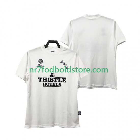 Leeds United Trøje 1995 1996 Retro Mænd Hjemmebane Fodboldsæt Kortærmet