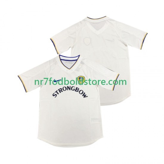 Leeds United Trøje 2000 2001 Retro Mænd Hjemmebane Fodboldsæt Kortærmet