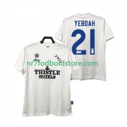 Leeds United Trøje YEBOAH 21 1995 1996 Retro Mænd Hjemmebane Fodboldsæt Kortærmet