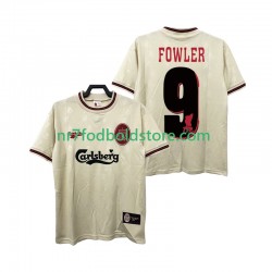 Liverpool Trøje FOWLER 9 1996 1997 Retro Mænd Udebane Fodboldsæt Kortærmet