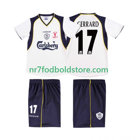 Liverpool Trøje GERRARD 17 LWP 2001 Retro Mænd Udebane Fodboldsæt 2002 Kortærmet