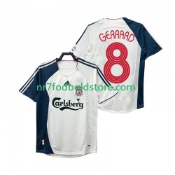 Liverpool Trøje GERRARD 8 Retro Mænd Udebane Fodboldsæt 2008 2006 Kortærmet