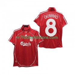Liverpool Trøje GERRARD 8 Retro Mænd Hjemmebane Fodboldsæt 2008 2006 Kortærmet