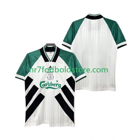 Liverpool Trøje 1993 1995 Retro Mænd Udebane Fodboldsæt Kortærmet