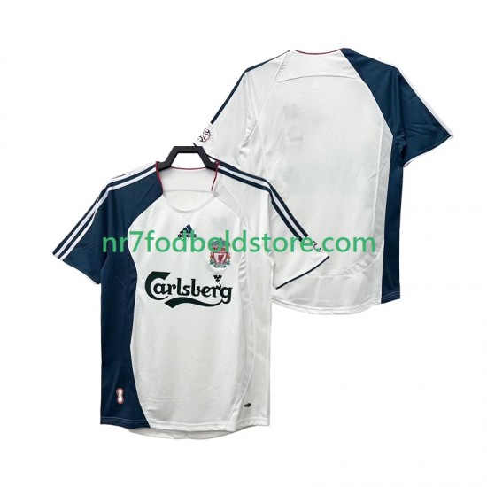 Liverpool Trøje Retro Mænd Udebane Fodboldsæt 2008 2006 Kortærmet