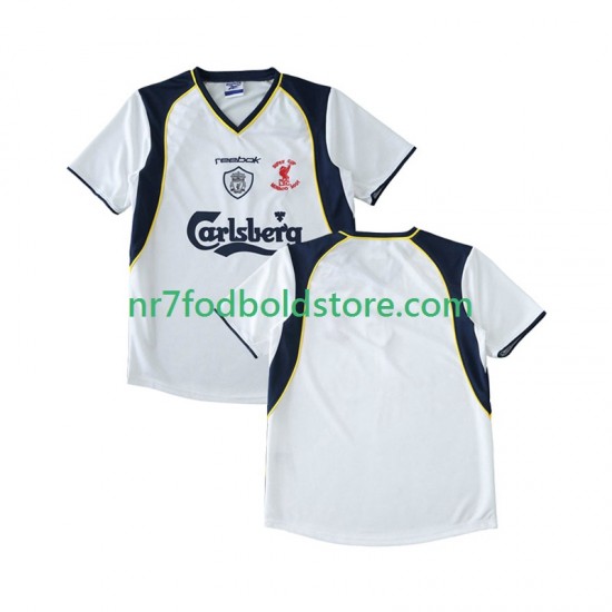 Liverpool Trøje LWP 2001 Retro Mænd Udebane Fodboldsæt 2002 Kortærmet