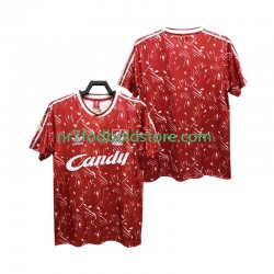 Liverpool Trøje 1989 1991 Retro Mænd Hjemmebane Fodboldsæt Kortærmet