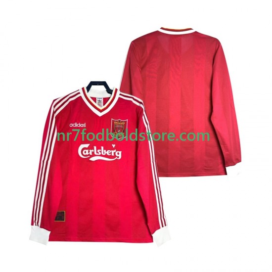Liverpool Trøje 1995 1996 Retro Mænd Hjemmebane Fodboldsæt Langærmet