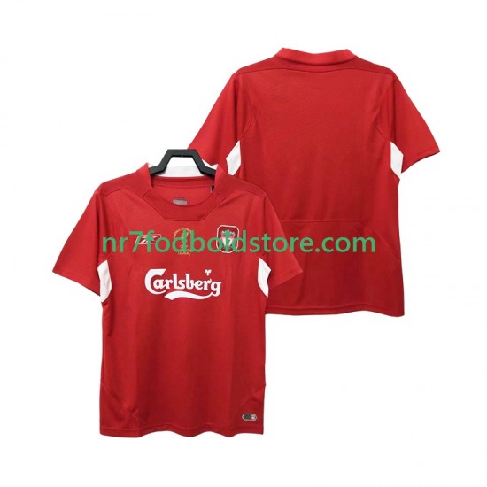 Liverpool Trøje 2005 Retro Mænd Hjemmebane Fodboldsæt 2004 Kortærmet