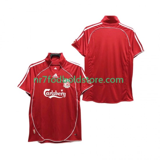 Liverpool Trøje Retro Mænd Hjemmebane Fodboldsæt 2008 2006 Kortærmet