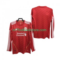 Liverpool Trøje 2012 Retro Mænd Hjemmebane Fodboldsæt 2010 Langærmet