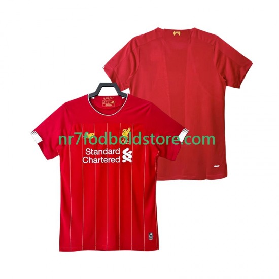 Liverpool Trøje 2019 2020 Retro Mænd Hjemmebane Fodboldsæt Kortærmet