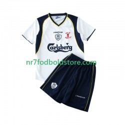Liverpool Trøje LWP 2001 Retro Børn Udebane Fodboldsæt 2002 Kortærmet