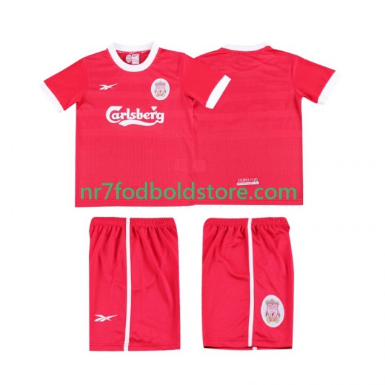 Liverpool Trøje LWP 1997 Retro Børn Hjemmebane Fodboldsæt 1998 Kortærmet