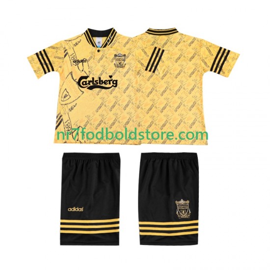 Liverpool Trøje LWP 1996 Retro Børn 3. Valg Fodboldsæt 1994 Kortærmet