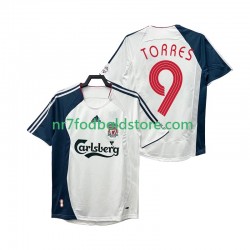 Liverpool Trøje Torres 9 Retro Mænd Udebane Fodboldsæt 2008 2006 Kortærmet