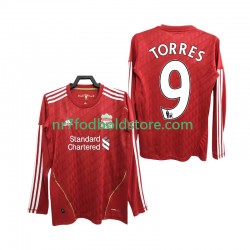 Liverpool Trøje Torres 9 2012 Retro Mænd Hjemmebane Fodboldsæt 2010 Langærmet