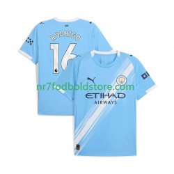 Manchester City Trøje Rodrigo Hernandez 16 Mænd Hjemmebane Fodboldsæt 2025-2026 Kortærmet