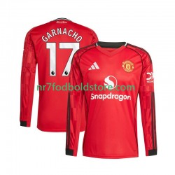 Manchester United Trøje Alejandro Garnacho 17 Mænd Hjemmebane Fodboldsæt 2025-2026 Langærmet