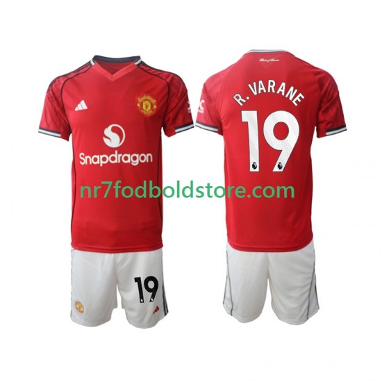 Manchester United Trøje Bryan Mbeumo 19 Børn Hjemmebane Fodboldsæt 2025-2026 Kortærmet