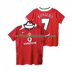 Manchester United Trøje RONALDO 7 2005 Retro Mænd Hjemmebane Fodboldsæt 2006 Kortærmet