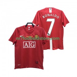 Manchester United Trøje RONALDO 7 2007 Retro Mænd Hjemmebane Fodboldsæt 2008 Kortærmet