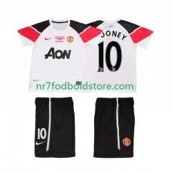 Manchester United Trøje ROONEY 10 Champions League 2012 Retro Børn 3. Valg Fodboldsæt 2011 Kortærmet