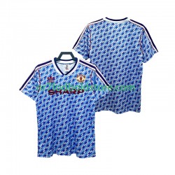 Manchester United Trøje 1990 1992 Retro Mænd Udebane Fodboldsæt Kortærmet