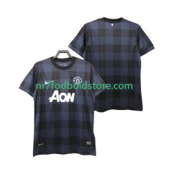 Manchester United Trøje 2013 2014 Retro Mænd Udebane Fodboldsæt Kortærmet