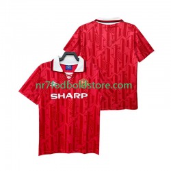 Manchester United Trøje 1992 Retro Mænd Hjemmebane Fodboldsæt 1994 Kortærmet