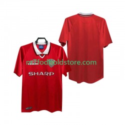 Manchester United Trøje 2000 Retro Mænd Hjemmebane Fodboldsæt 1999 Kortærmet