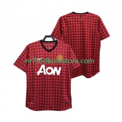 Manchester United Trøje 2012 2013 Retro Mænd Hjemmebane Fodboldsæt Kortærmet