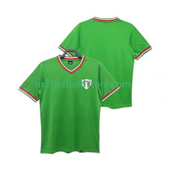 Mexico Trøje 1970 Retro Mænd Hjemmebane Fodboldsæt Kortærmet