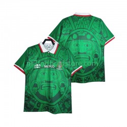 Mexico Trøje Retro Mænd Hjemmebane Fodboldsæt 1998 Kortærmet