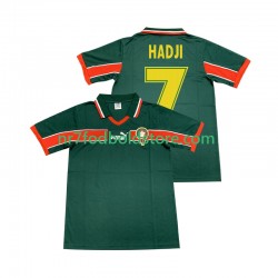 Marokko Trøje HADJI 7 Retro Mænd Hjemmebane Fodboldsæt 1998 Kortærmet