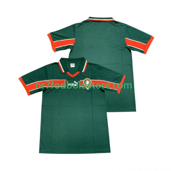 Marokko Trøje Retro Mænd Hjemmebane Fodboldsæt 1998 Kortærmet